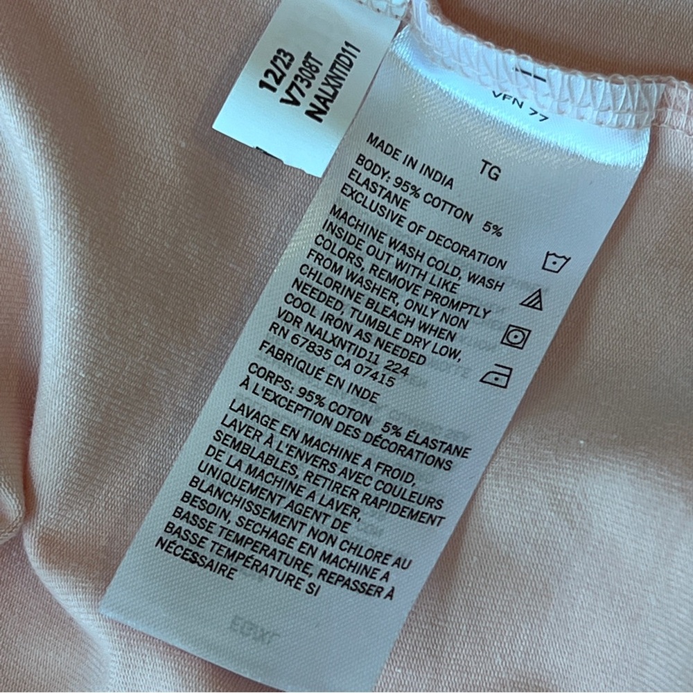 NWT NAUTICA ACTIVE STRETCH PERFORMANCE T SHIRT IN OASIS PINK - Picture 5 of 5